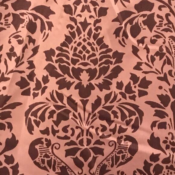 Ashley Judd Blouse Womens Peasant Style Three Quarter Length Sleeves Mauve Med - Picture 8 of 8